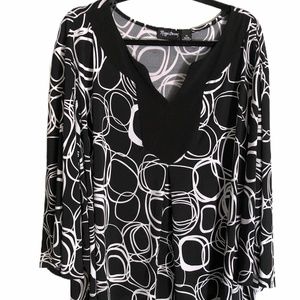 Maggie Barnes 5X Top 34/36 Plus Size